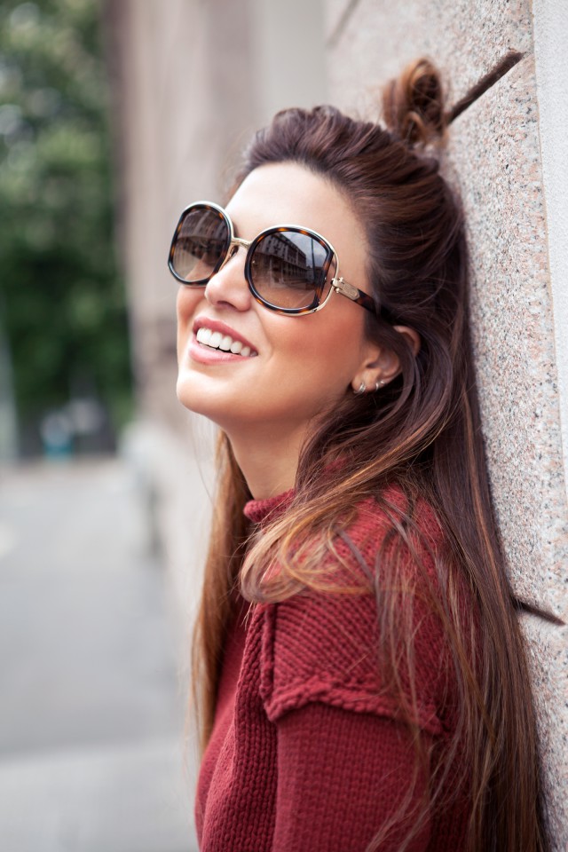 Summer shades with the Ferragamo Buckle Sunglasses