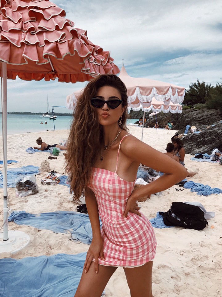 Nude Beach Cum - Revolve Summer in Bermuda â€” Negin Mirsalehi