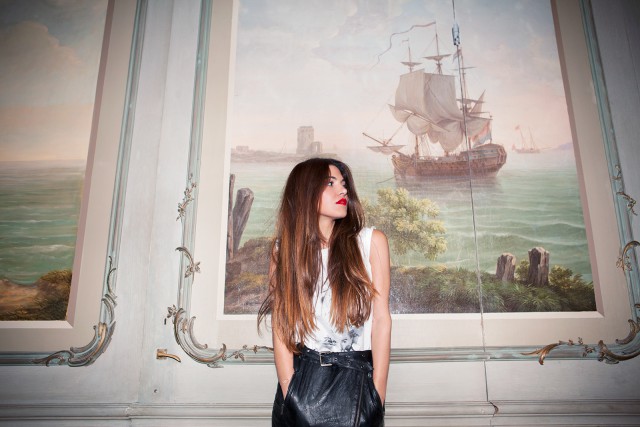 The New Trussardi Jeans — Negin Mirsalehi