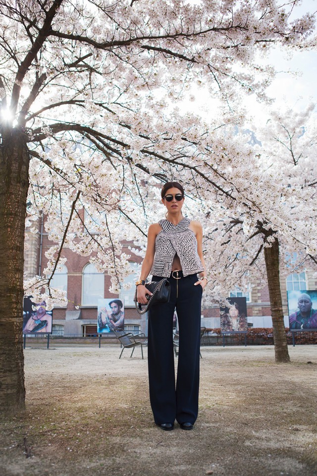 WIDE LEG TROUSER WITH FRONT POCKETS PARADISO PLACE
